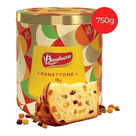 Panettone Bauducco Frutas Lata 750g MercadoLivre