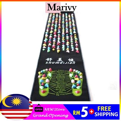 Marivy Healthy And Relax Foot Walking Acupressure Reflexology Massage Mat Long Shumeijian Lazada