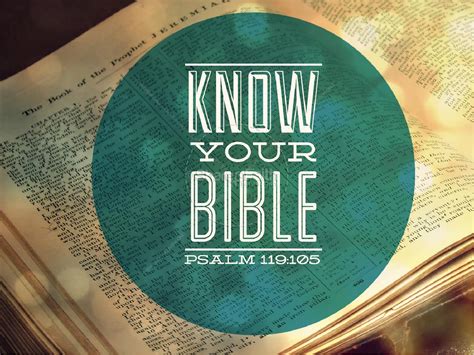 Know Your Bible PowerPoint Sermon | Clover Media