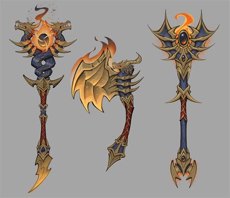 Fantasy Weapon Concept Art