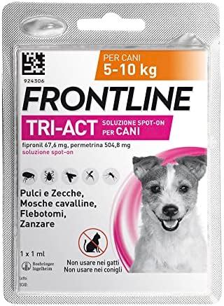 Frontline Triact Pipette Cane M Kg Antiparassitario Per