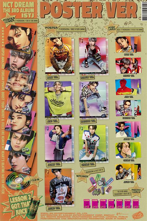 Nct Dream Rd Album Istj Poster Ver Kpop Store In Usa