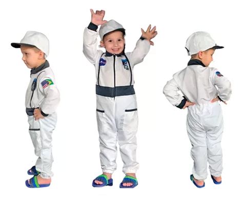 Fantasia Astronauta Infantil Luxo Nasa Pronta Entrrega Mercadolivre