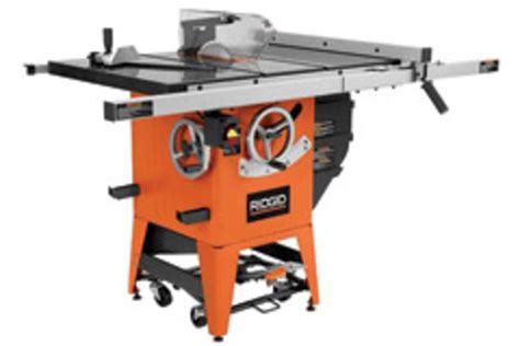 Ridgid 10" table saw is recalled - Woodshop News