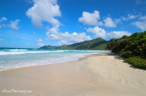 Long Bay Beach, Tortola. One mile of white, soft sand and beautiful ...