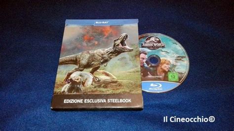 Recensione Unboxing Blu Ray Steelbook Jurassic World Il Regno