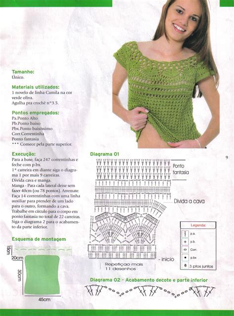 Crochet Blusas Patrones Imagui