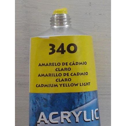 Tinta Acrilica Acrilex Amarelo Cadmio Claro Ml No Shoptime