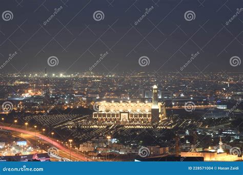 Grand Mosque Qatar editorial stock image. Image of landmark - 228571004