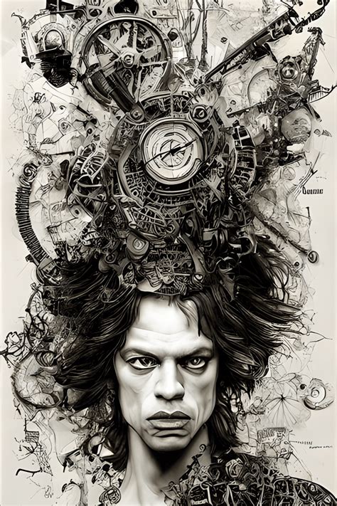 Mick Jagger Fantasy Poster Ultra Detailed Creative Fabrica