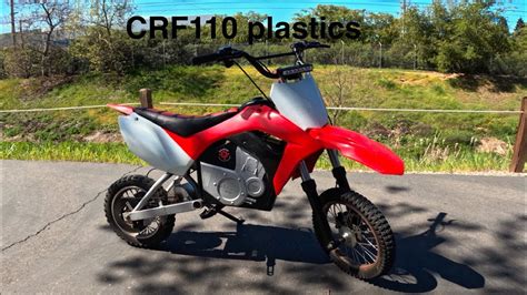 Crf110 Plastics On Razor Mx500 YouTube