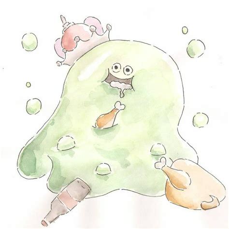 Slime king by WatercolourBoi on DeviantArt