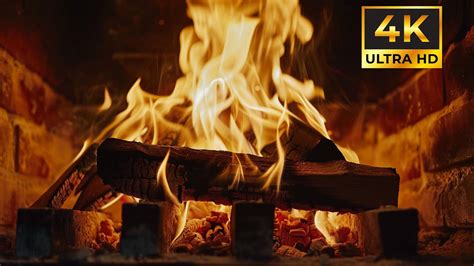 K Ultra Hd Fireplace Immerse Yourself In The Serenity Of Cracking