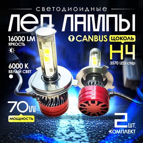 Вопросы и ответы о Лед лампы H4, светодиодные led лампы h4 – OZON ...