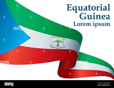 Flag Of Equatorial Guinea Republic Of Equatorial Guinea Template For