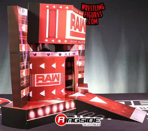 Raw Entrance Stage Pop Up Wwe Toy Wrestling Playset By Wicked Cool Toys