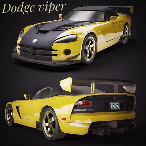 Rig Cardodge Viper Race Cars Models Blenderkit