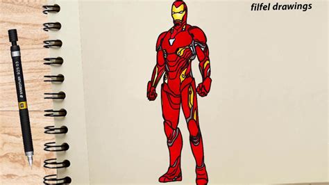 Iron Man Drawing Full Body