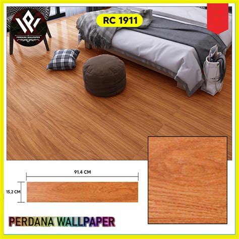 Lantai Vinyl Plank Motif Kayu Vinyl Flooring Wooden Motif Vinyl