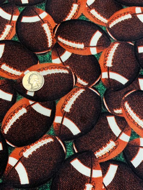 Fq Footballs Fq24 Quality Premium Cotton Quilt Fabric 19 Etsy Uk