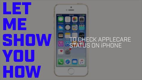 How Do I Check If My IPhone Is Still Covered By AppleCare YouTube
