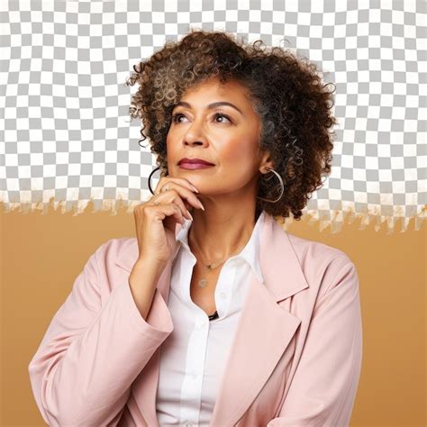 Premium Psd Dietician Diva Curly Haired Rebel From African American