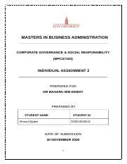 Mpcs Assignment Docx Masters In Business Administration