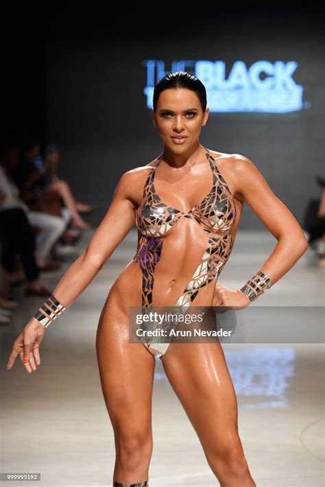 A Model Walks The Runway For Black Tape Project At Miami Swim Week News Photo Getty Images