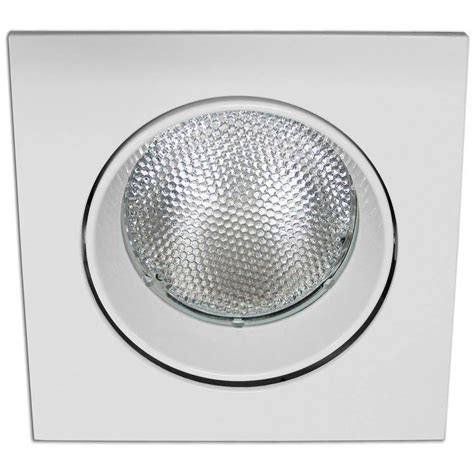 Spot Embutir Interlight Par Face Plana Quadrado Branco Madeiramadeira