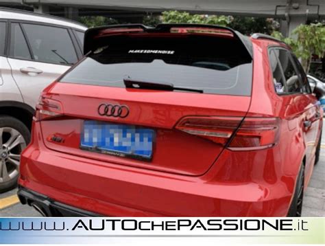 Spoiler Alettone Per Audi A V Sportback E Porte Cod Rs Au V Abs