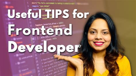 Useful Tips For Frontend Developer Youtube