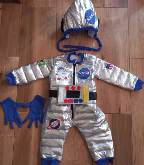 Fantasia Astronauta Roupa Astronauta Planeta Et Luxo Elo