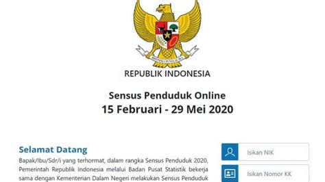 Sensus Penduduk Online Berakhir Bagaimana Nasib Penduduk Yang