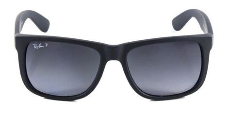 Culos De Sol Ray Ban Justin Rb Preto Fosco Lentes Polarizadas