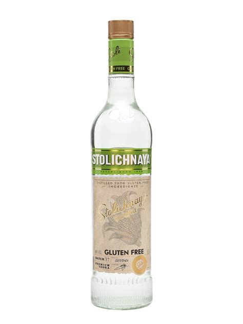 Stolichnaya Gluten Free Kosher Vodka Buy From Worlds Best Drinks Shop