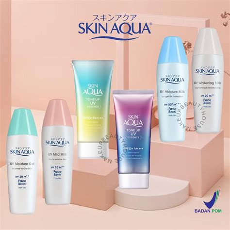 Jual Skin Aqua Sunscreen Series Gr Moisture Milk Moisture Gel