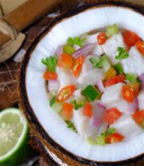 Kokoda Fijian Coconut Milk Ceviche Ceviche Food Recipes