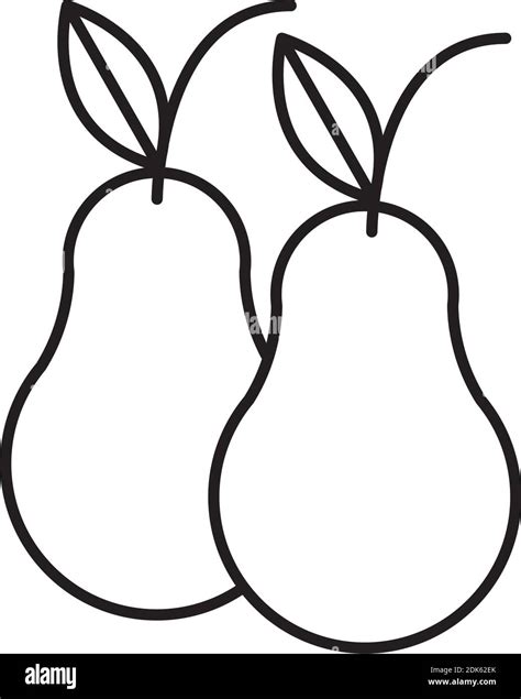 Cartoon Pears Black And White Stock Photos Images Alamy