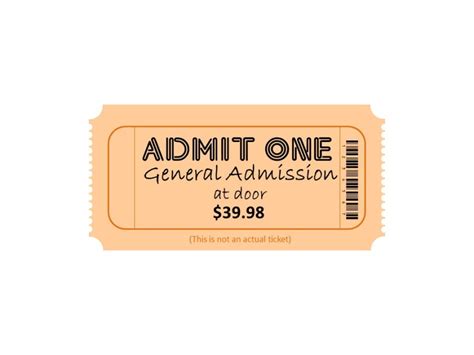 General Admission Ticket At Door