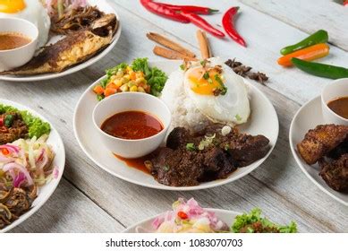 Various Malaysian Rice Dishes Stock Photo 1083070703 | Shutterstock