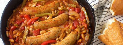 Chicken Sausages With Beans And Peppers Molson Coors