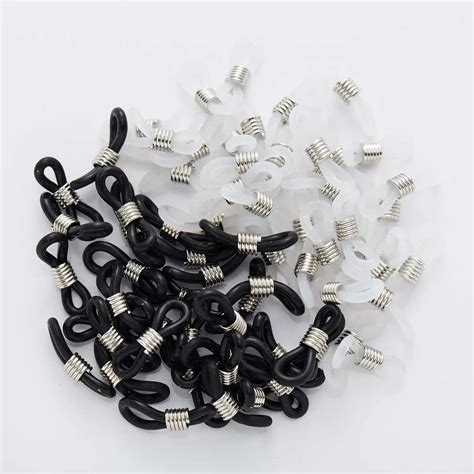 20 Piece Rubber Connectors for Glasses Holder Necklace Chain Jewelry ...