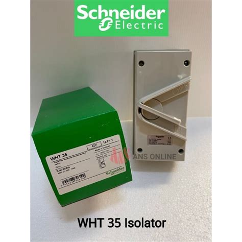 Schneider Kavacha Wht 20 35 63 3poles Isolator IP66 Weatherproof