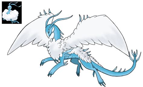 Custom Pokemon Themed Dragon Altaria By Eternity9 On Deviantart