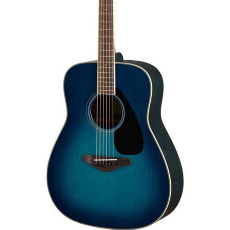 Blue Acoustic Guitar