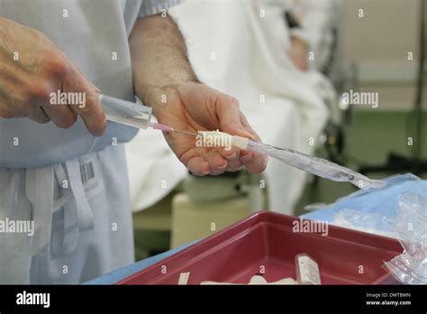 Pregnant woman epidural Stock Photo - Alamy