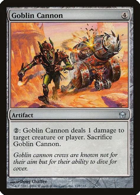 Goblin Cannon Rulings Mtg Assist