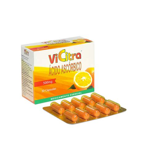 Novamed Vicitra Acido Ascorbico 500Mg X30 Capsulas Línea Estética