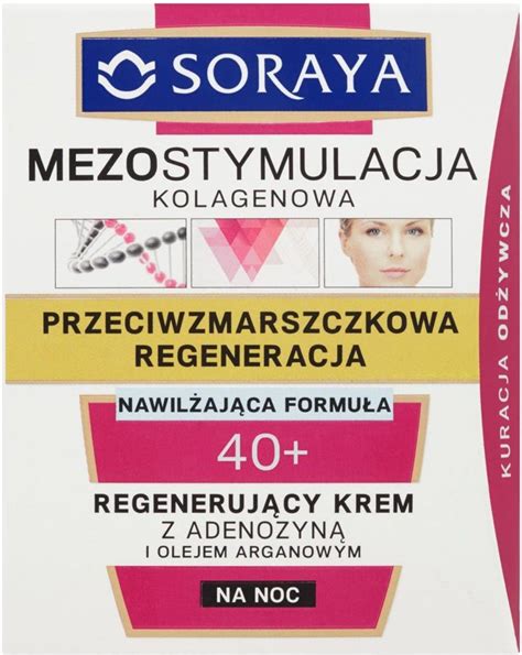 Krem Do Twarzy Soraya Mezostymulacja Krem Regeneruj Cy Na Noc Ml