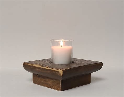 Farmhouse Rustic Votive Candle Holder Wood Décor Home Décor Centerpiece - Etsy